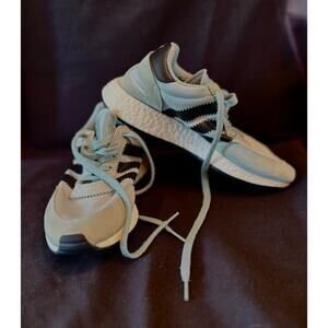 Women’s Adidas Iniki Runners Mint Green / Black 2016, size 7